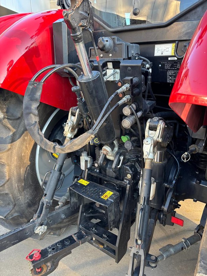 0 CASE IH 150 Maximum Cab Cvt Tractor & Loader - Hours 966 Red