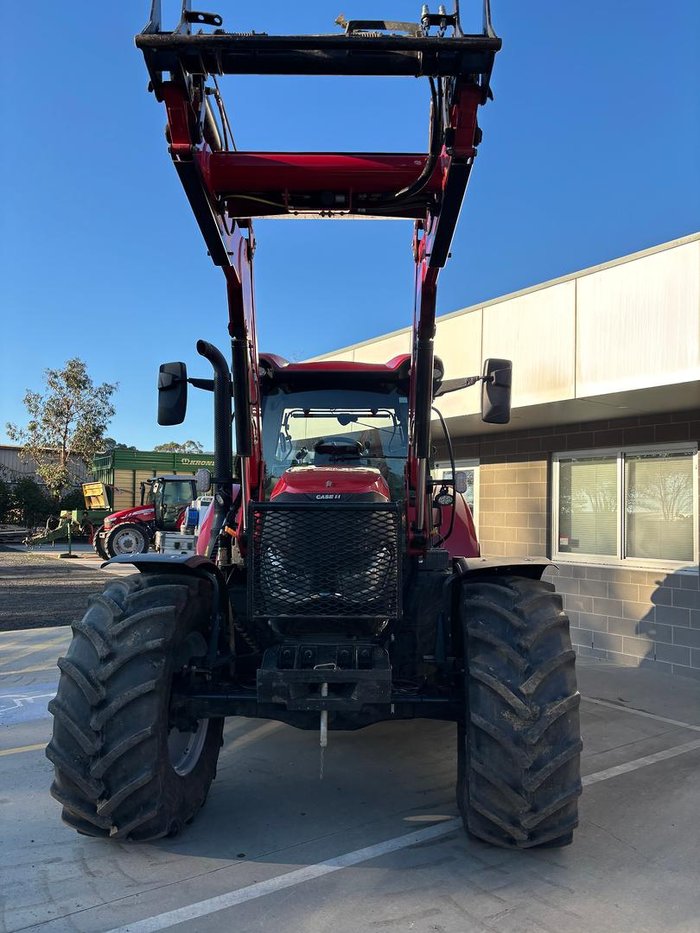 0 CASE IH 150 Maximum Cab Cvt Tractor & Loader - Hours 966 Red