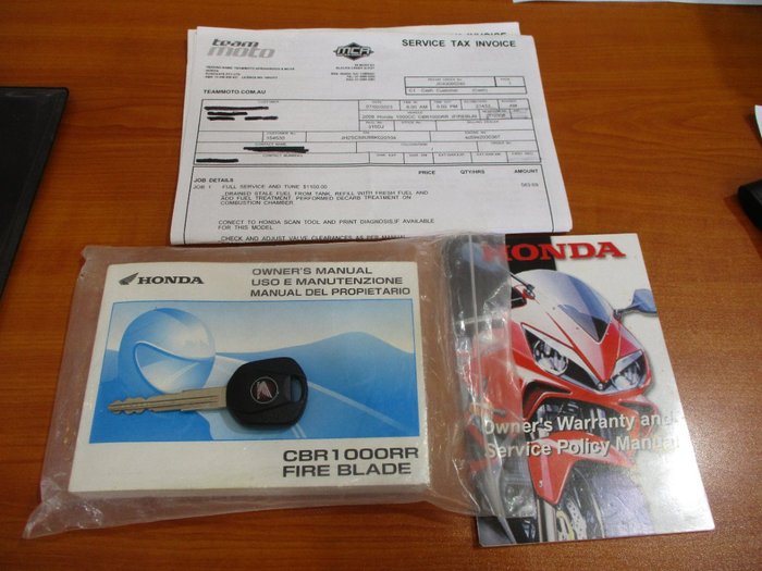2008 Honda CBR1000RR (FIREBLADE) SILVER