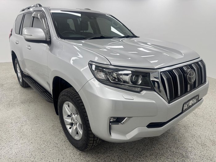 2020 Toyota Landcruiser Prado GXL GDJ150R 4X4 Dual Range Silver Pearl