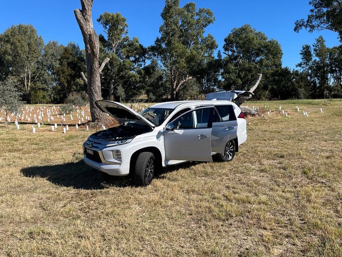 2023 Mitsubishi Pajero Sport Exceed QF MY23 4X4 Dual Range White Diamond