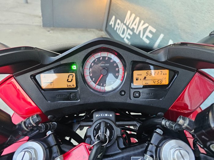 2009 Honda VFR800F (VFR800Fi) Red