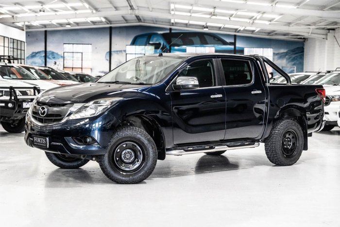 2018 Mazda BT-50 GT UR 4X4 Dual Range BLUE