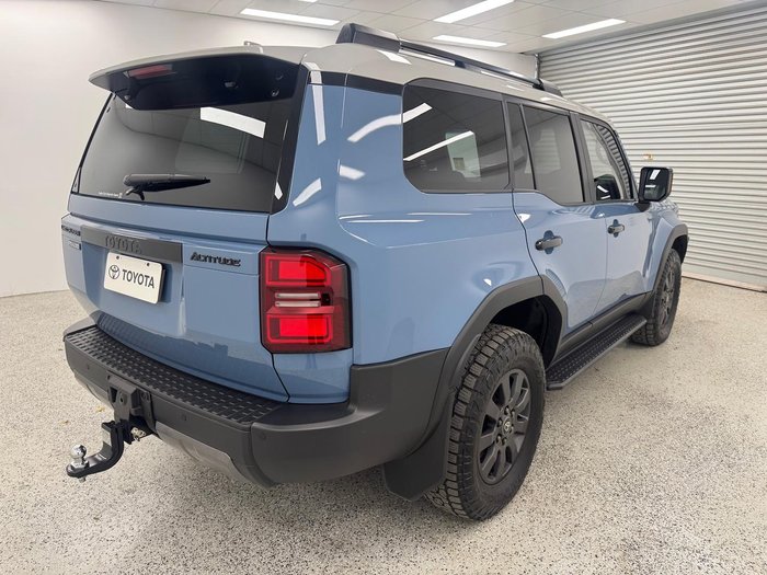 2025 Toyota Landcruiser Prado Altitude GDJ251R 4X4 Dual Range Ningaloo Blue/Grey Roof