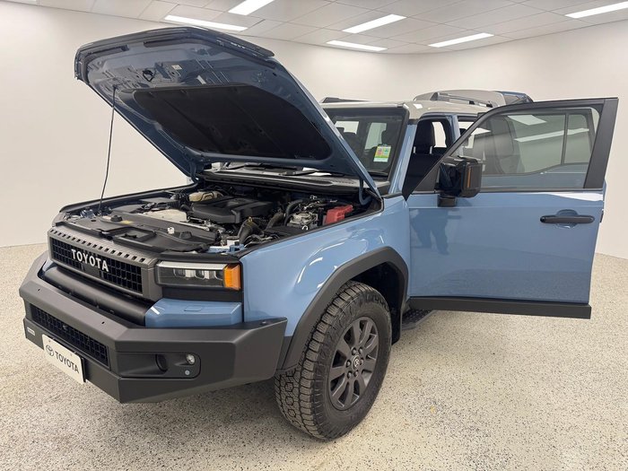2025 Toyota Landcruiser Prado Altitude GDJ251R 4X4 Dual Range Ningaloo Blue/Grey Roof