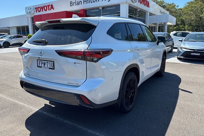 2025 Toyota Kluger Grande AXUH78R 4X4 On Demand Frosted White