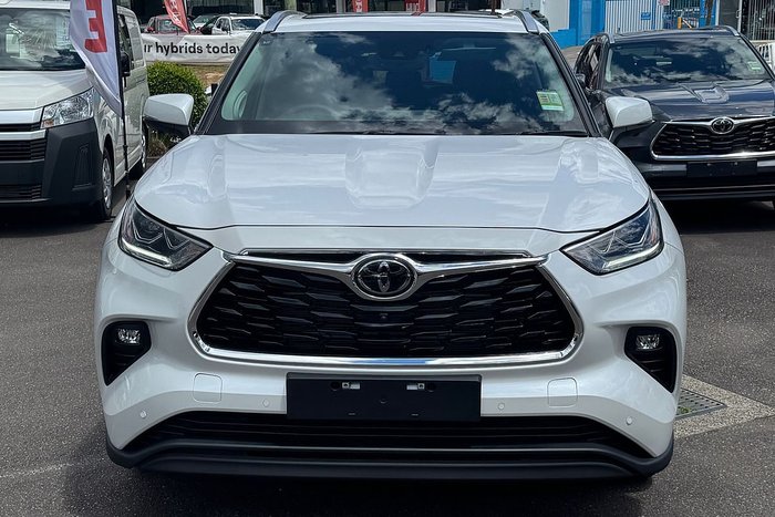 2025 Toyota Kluger Grande AXUH78R 4X4 On Demand Frosted White