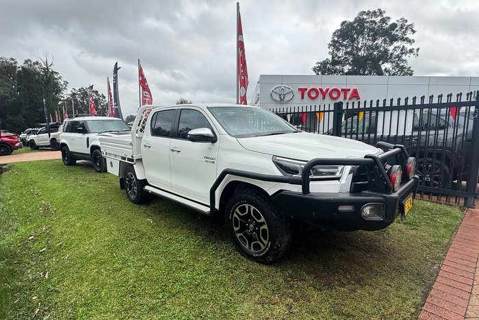 2023 Toyota Hilux SR5 GUN126R 4X4 Dual Range Glacier White