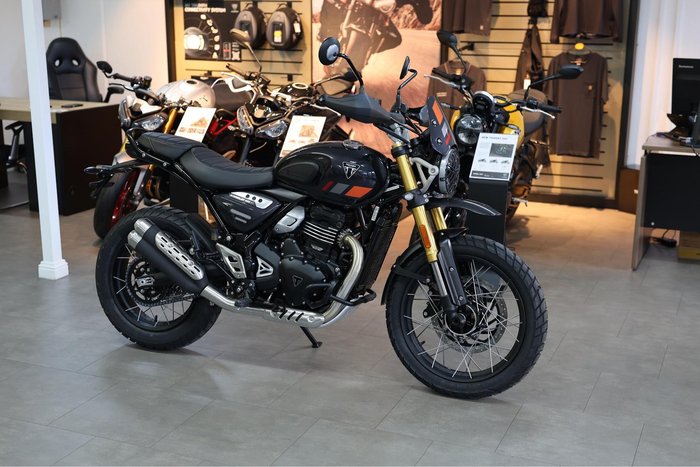2025 Triumph Scrambler 400 XC Scrambler Grey