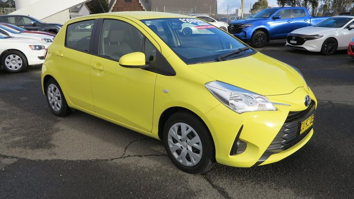 2019 Toyota Yaris SX NCP131R Vivid Yellow