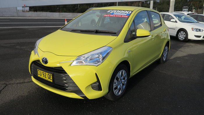 2019 Toyota Yaris SX NCP131R Vivid Yellow