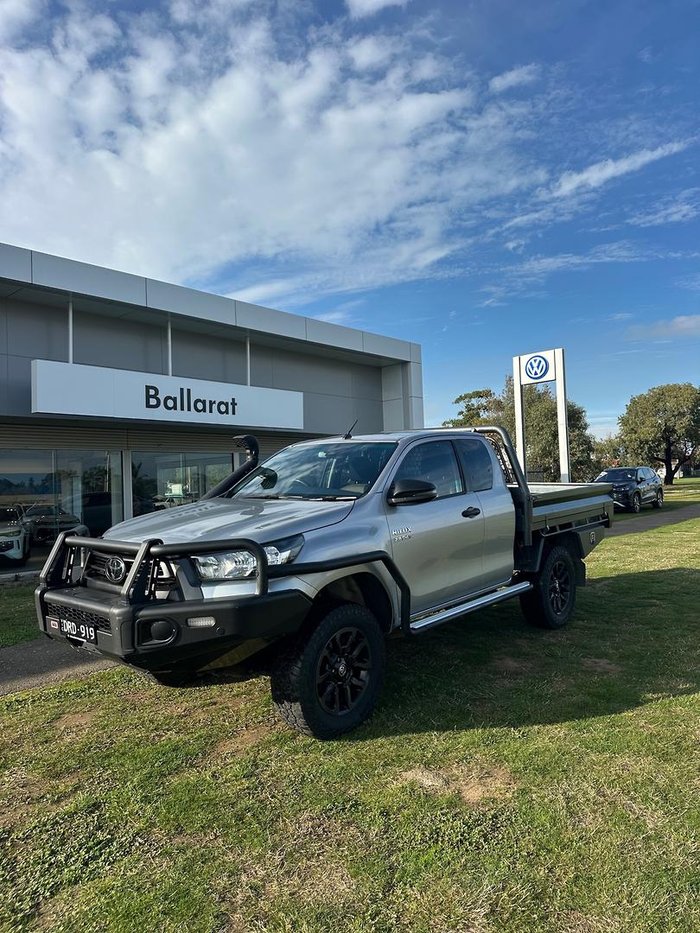 2021 Toyota Hilux SR GUN126R 4X4 Dual Range Silver Sky