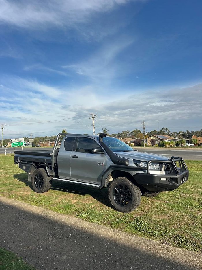 2021 Toyota Hilux SR GUN126R 4X4 Dual Range Silver Sky
