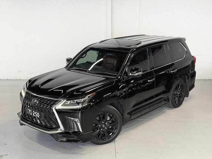 2019 Lexus LX 570 S URJ201R 4X4 Dual Range Starlight Black