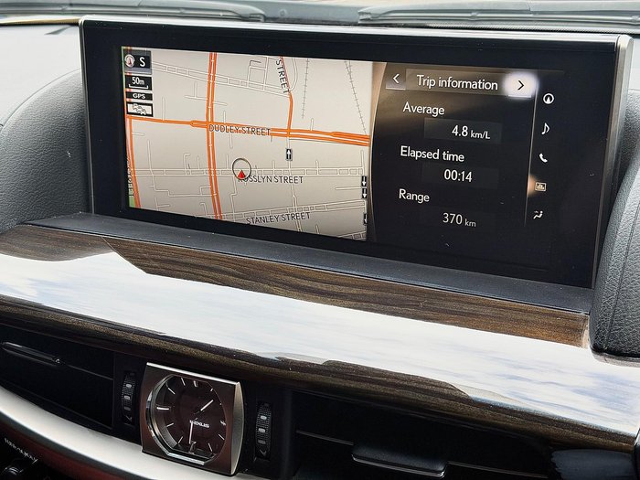 2019 Lexus LX 570 S URJ201R 4X4 Dual Range Starlight Black