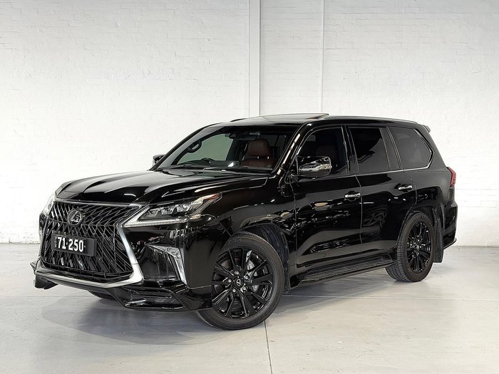 2019 Lexus LX 570 S URJ201R 4X4 Dual Range Starlight Black
