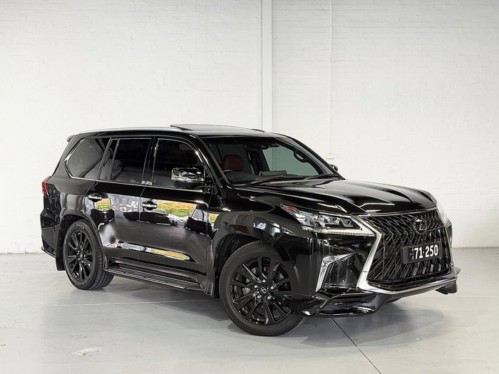 2019 Lexus LX 570 S URJ201R 4X4 Dual Range Starlight Black
