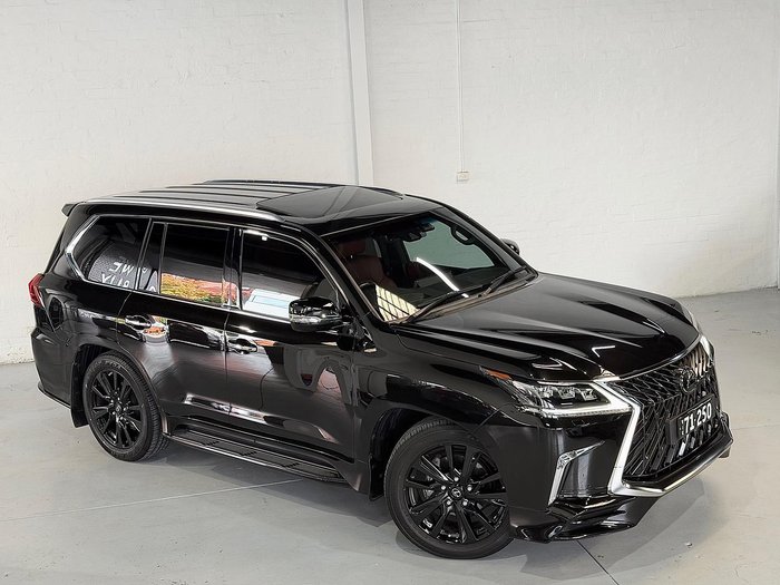 2019 Lexus LX 570 S URJ201R 4X4 Dual Range Starlight Black