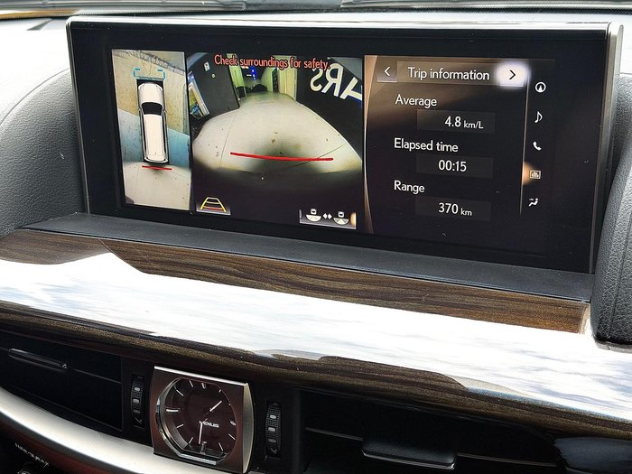 2019 Lexus LX 570 S URJ201R 4X4 Dual Range Starlight Black