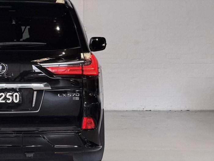 2019 Lexus LX 570 S URJ201R 4X4 Dual Range Starlight Black
