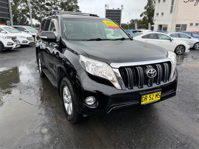 2017 TOYOTA LANDCRUISER PRADO GXL (4x4) GDJ150R MY17 BLACK