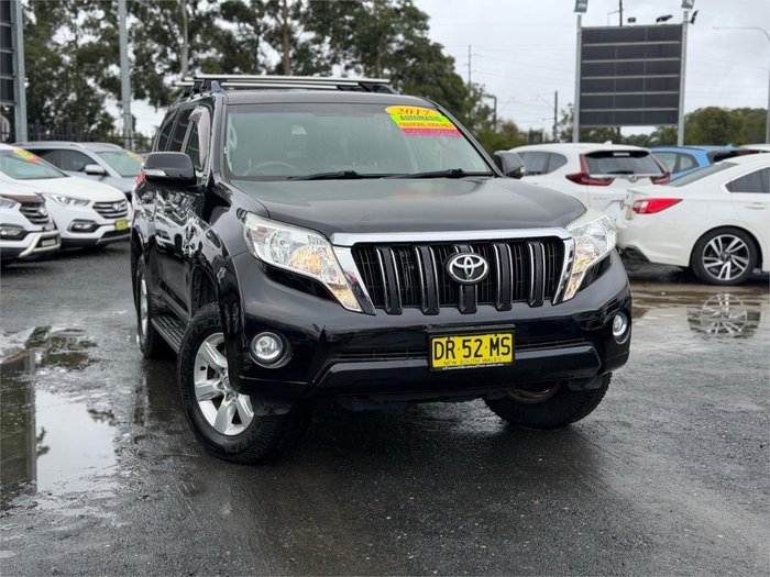 2017 TOYOTA LANDCRUISER PRADO GXL (4x4) GDJ150R MY17 BLACK