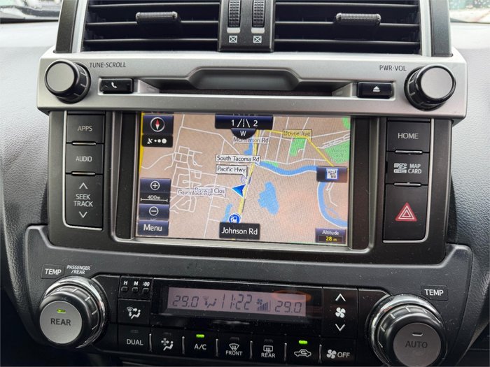 2017 TOYOTA LANDCRUISER PRADO GXL (4x4) GDJ150R MY17 BLACK