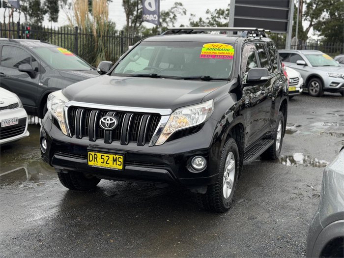 2017 TOYOTA LANDCRUISER PRADO GXL (4x4) GDJ150R MY17 BLACK