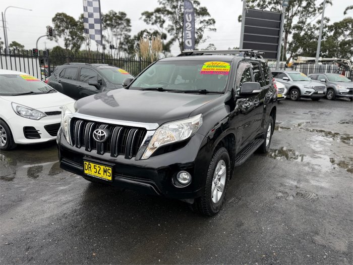 2017 TOYOTA LANDCRUISER PRADO GXL (4x4) GDJ150R MY17 BLACK