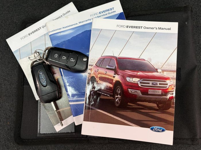 2017 Ford Everest Trend UA 4X4 Dual Range Blue Reflex