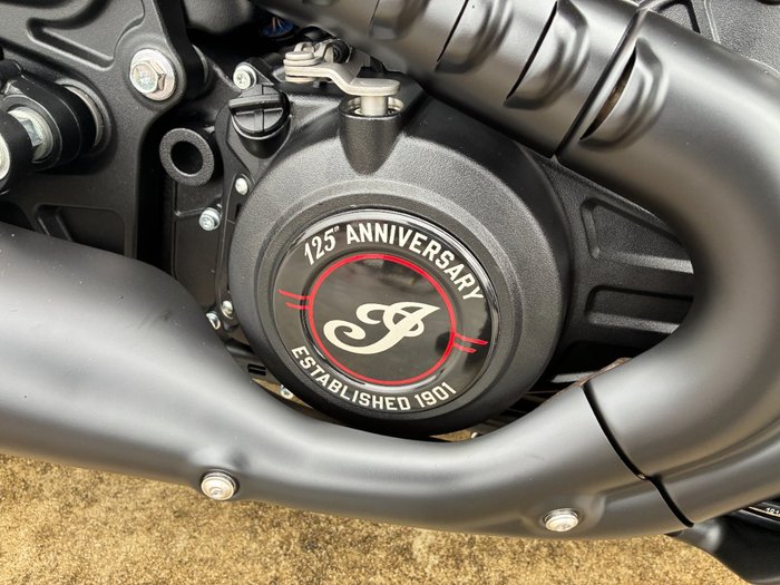 2026 Indian Scout Bobber 125th Anniversary Red with Black Crystal Fade