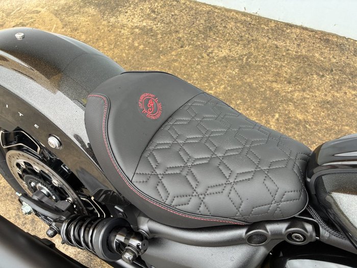 2026 Indian Scout Bobber 125th Anniversary Red with Black Crystal Fade