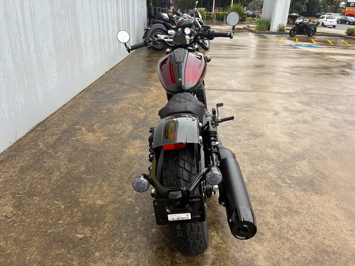 2026 Indian Scout Bobber 125th Anniversary Red with Black Crystal Fade
