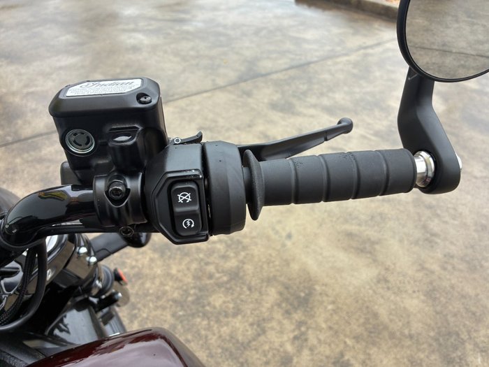 2026 Indian Scout Bobber 125th Anniversary Red with Black Crystal Fade
