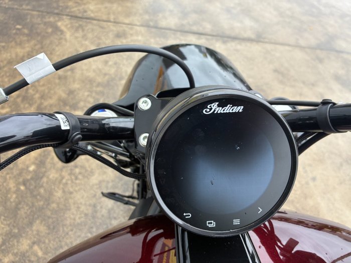 2026 Indian Scout Bobber 125th Anniversary Red with Black Crystal Fade