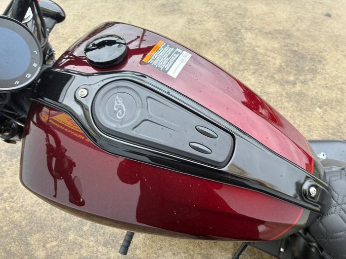 2026 Indian Scout Bobber 125th Anniversary Red with Black Crystal Fade