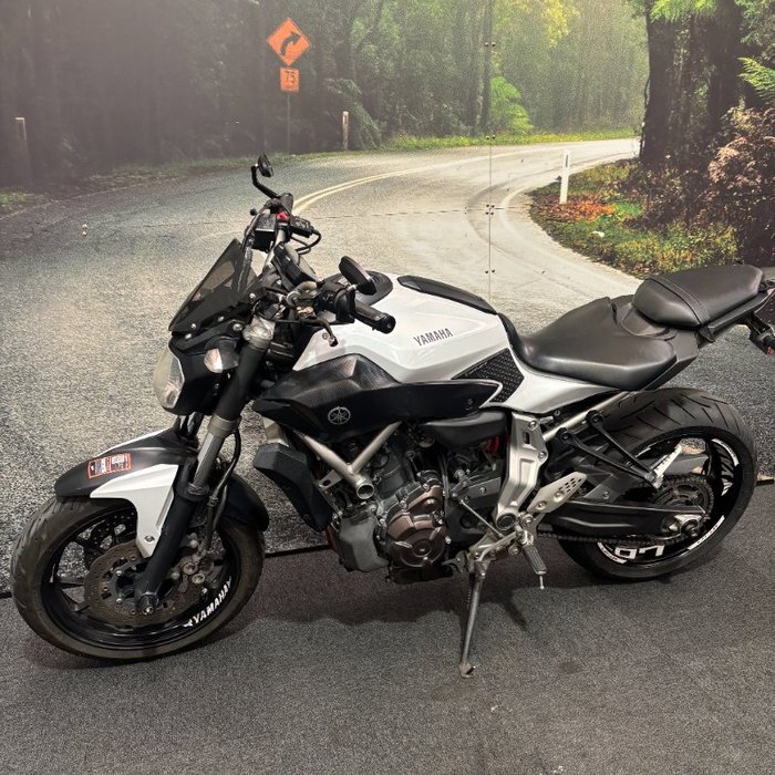 2014 Yamaha MT-07 White