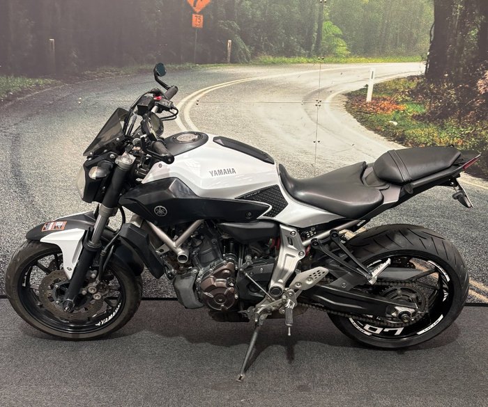 2014 Yamaha MT-07 White