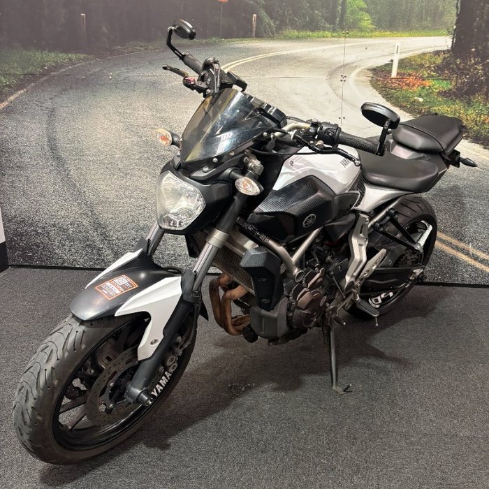 2014 Yamaha MT-07 White