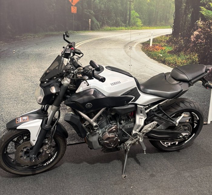 2014 Yamaha MT-07 White