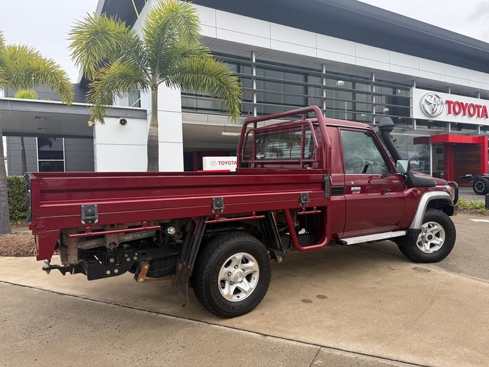 2021 Toyota Landcruiser GXL VDJ79R 4X4 Dual Range Merlot Red