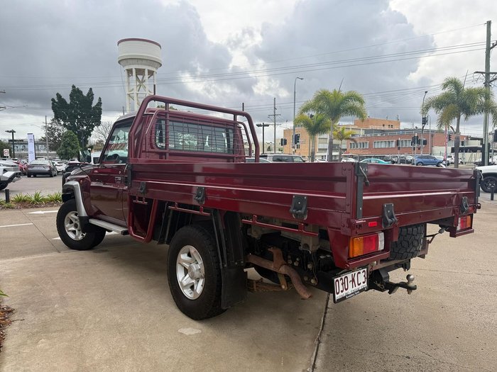 2021 Toyota Landcruiser GXL VDJ79R 4X4 Dual Range Merlot Red