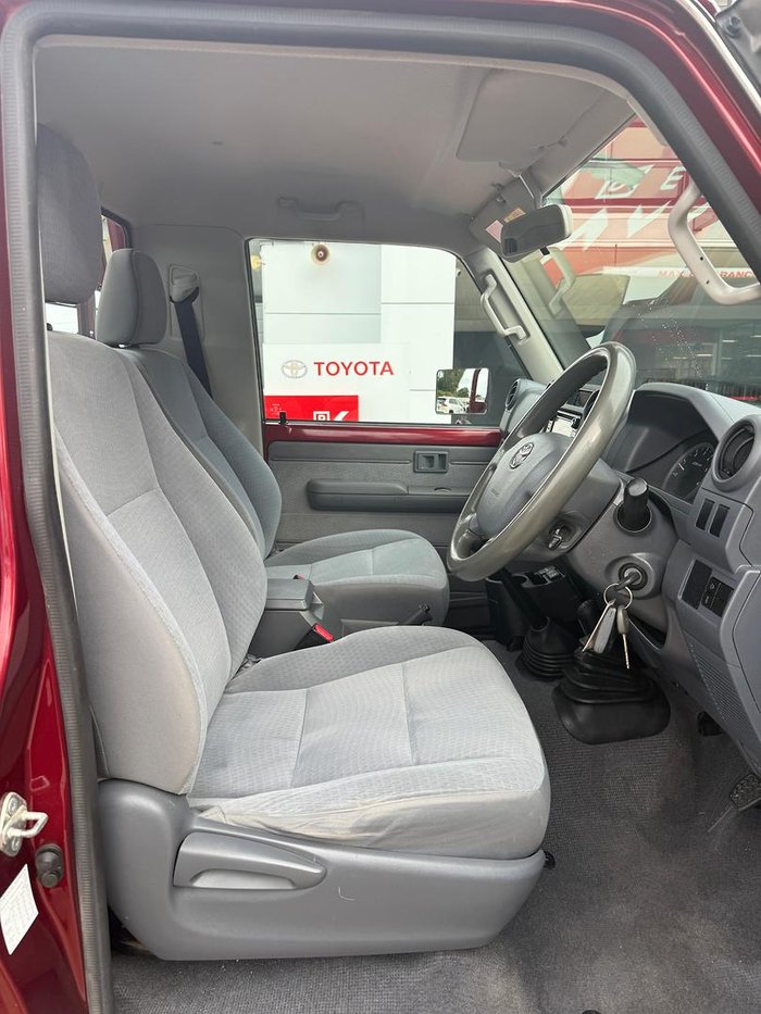 2021 Toyota Landcruiser GXL VDJ79R 4X4 Dual Range Merlot Red