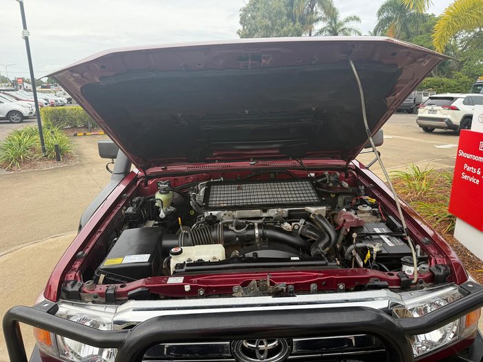 2021 Toyota Landcruiser GXL VDJ79R 4X4 Dual Range Merlot Red