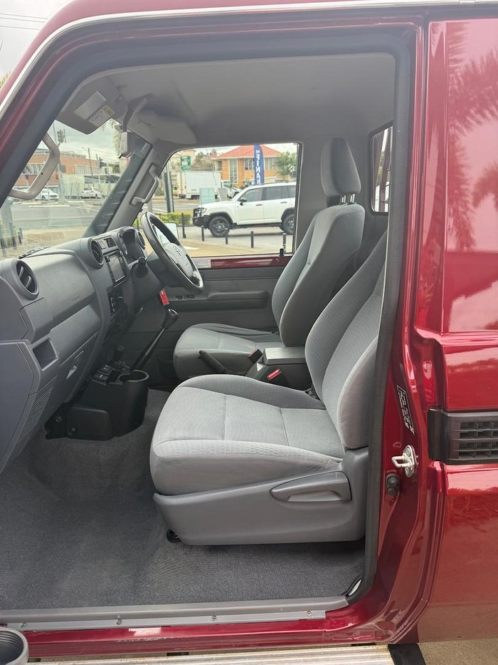 2021 Toyota Landcruiser GXL VDJ79R 4X4 Dual Range Merlot Red