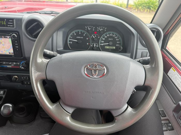 2021 Toyota Landcruiser GXL VDJ79R 4X4 Dual Range Merlot Red