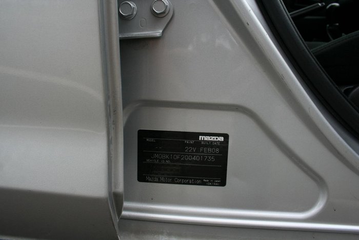 2008 Mazda 3 Neo BK Series 2 Sunlight Silver