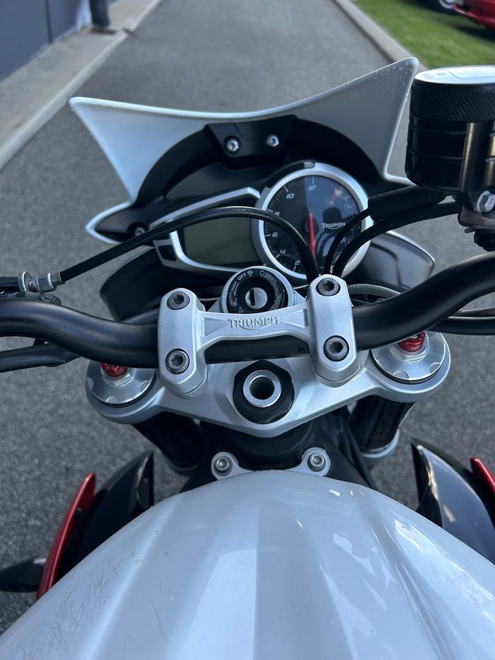 2015 Triumph Street Triple R ABS Street Triple White