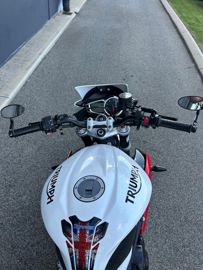 2015 Triumph Street Triple R ABS Street Triple White