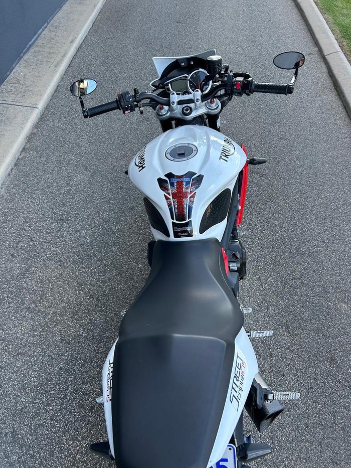 2015 Triumph Street Triple R ABS Street Triple White
